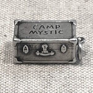 James Avery Camp Mystic Footlocker Trunk Suitcase Charm Sterling Silver Vintage